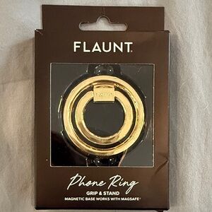 Flaunt Gold Phone Ring Grip & Stand